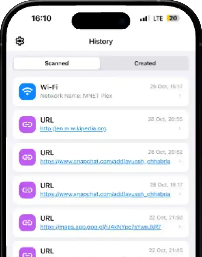 QR History